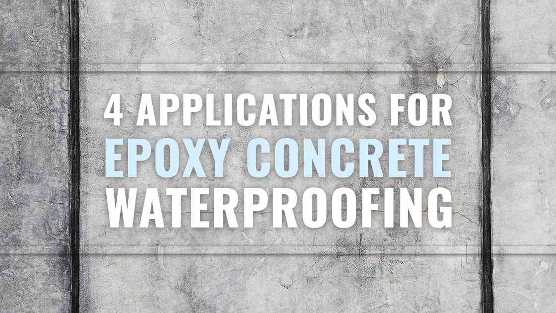 Applications for epoxy concrete waterproofing Titan Waterproofing Sydney