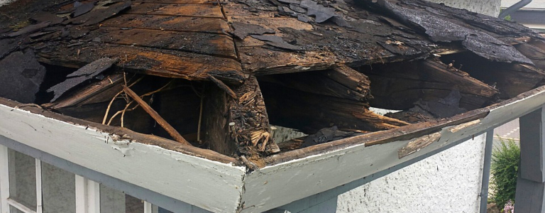 Roof damage