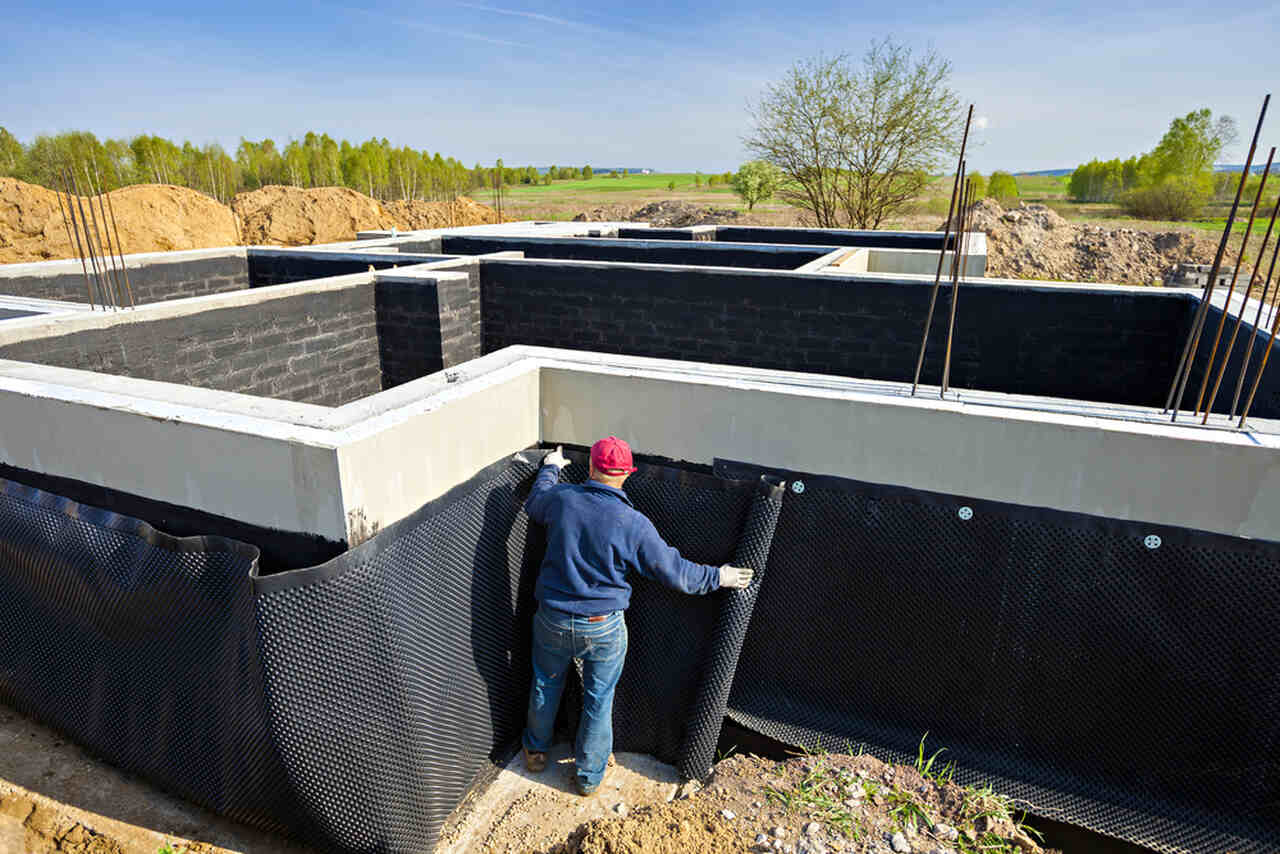 Image of foundation waterproofing