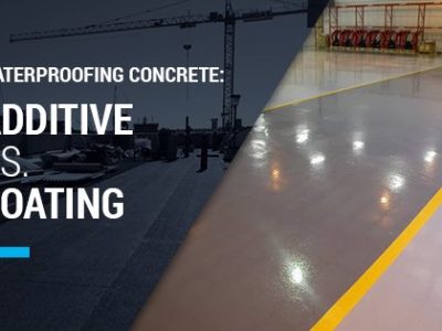 Waterproofing concrete: additive vs coating